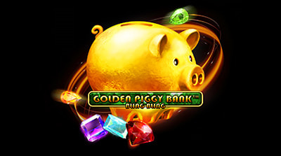 Golden Piggy Bank - Bling Bling